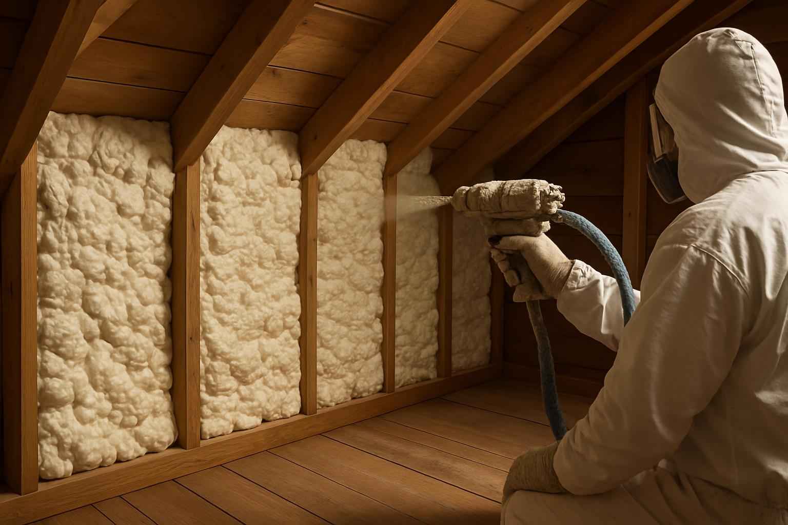 Closed Cell Attic Insulation in Cypress Mill TX