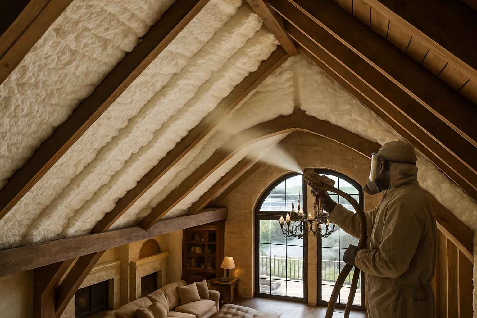 Closed Cell Attic Insulation in Kingsland TX