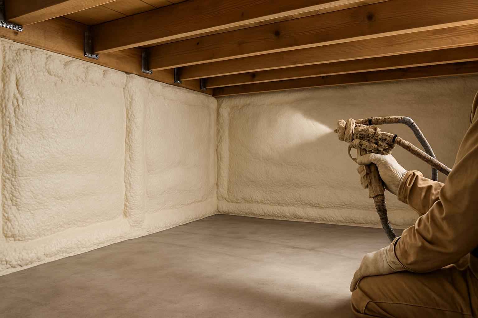 Closed Cell Crawl Space Insulation in Boerne TX