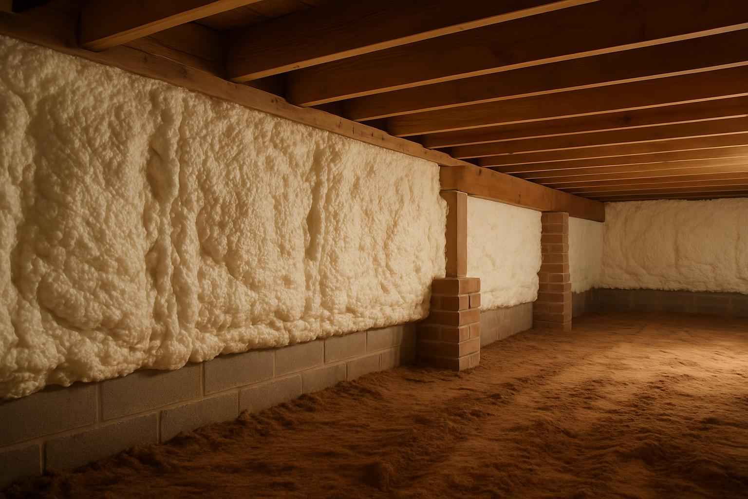 Closed Cell Crawl Space Insulation in Cottonwood Shores TX