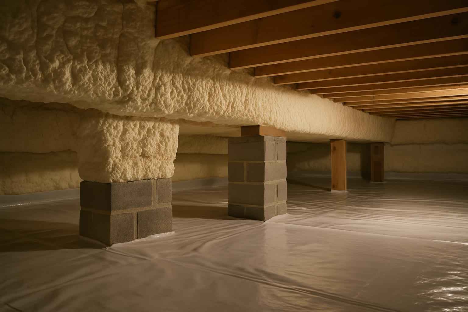 Closed Cell Crawl Space Insulation in Granite Shoals TX