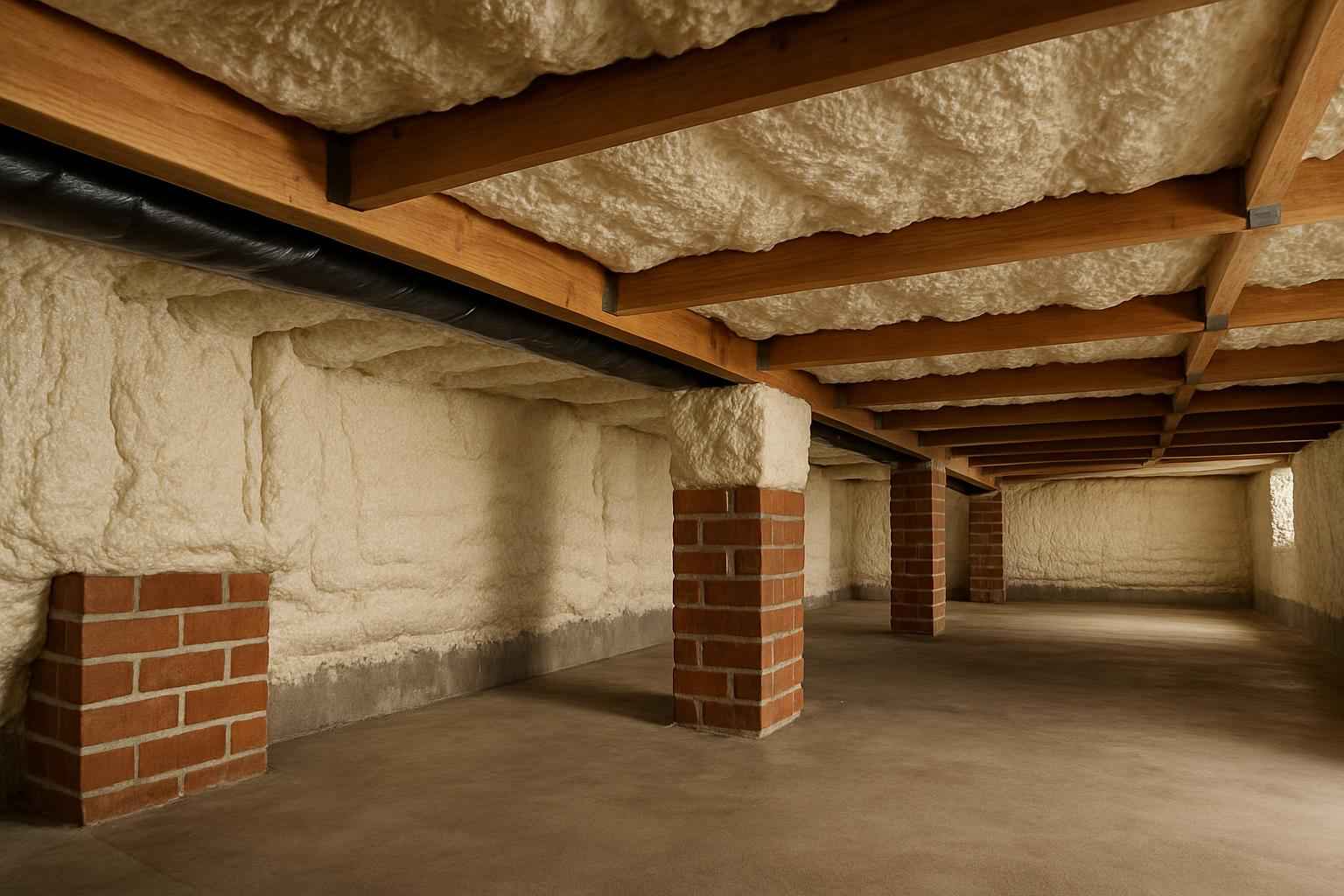 Closed Cell Crawl Space Insulation in Kingsland TX