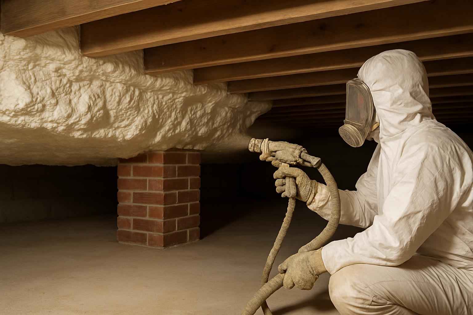 Closed Cell Crawl Space Insulation in Llano TX