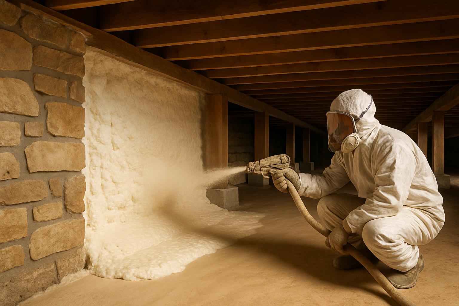 Closed Cell Crawl Space Insulation in Mountain Home TX