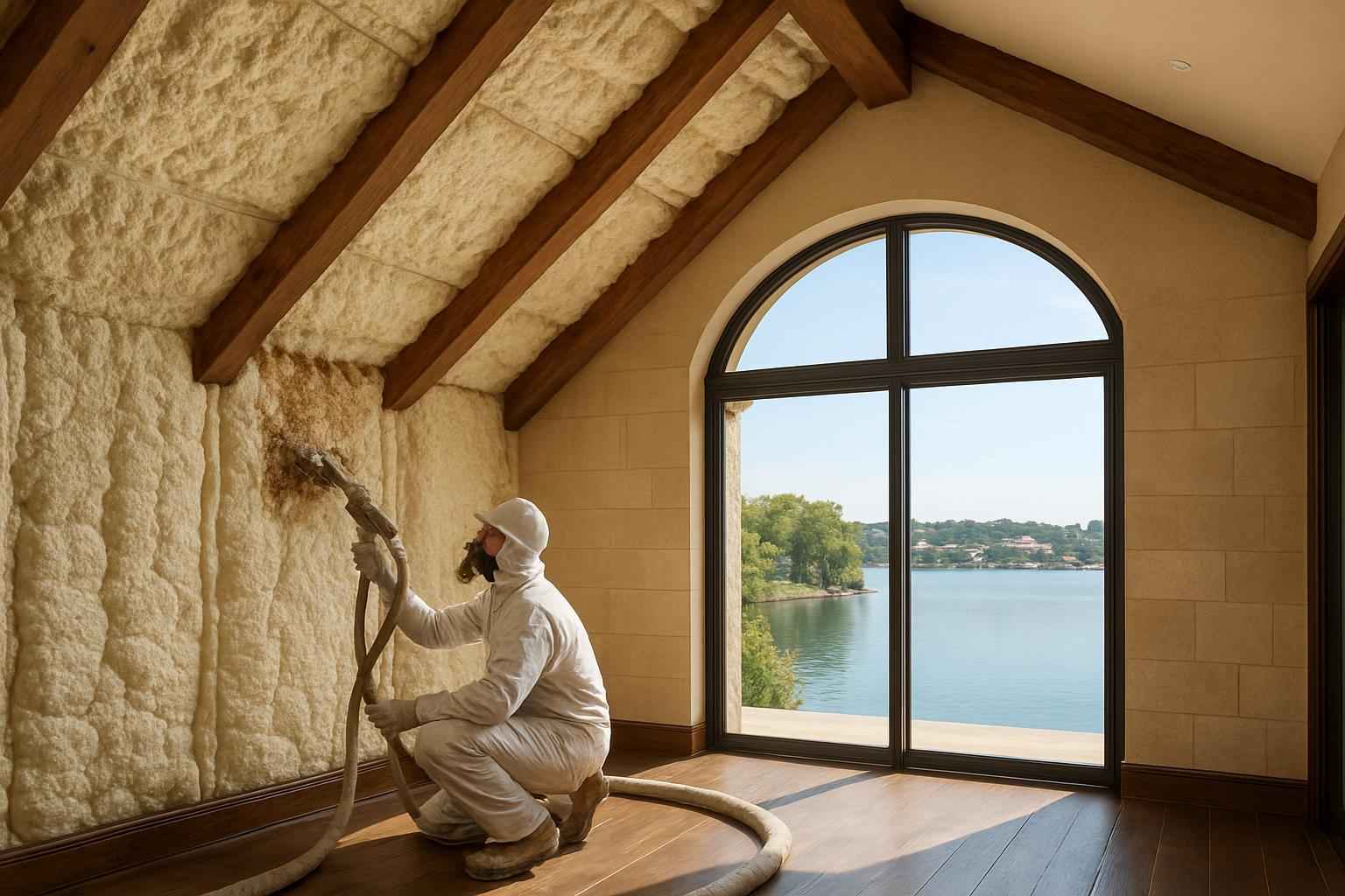 Closed Cell Insulation Repair in Horseshoe Bay TX