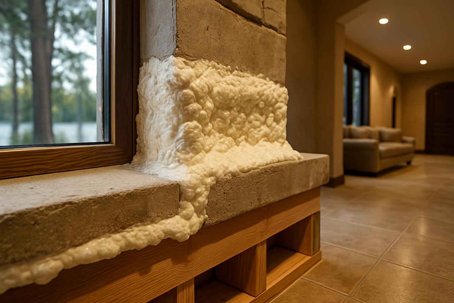 Closed Cell Rim Joist Sealing in Cottonwood Shores TX