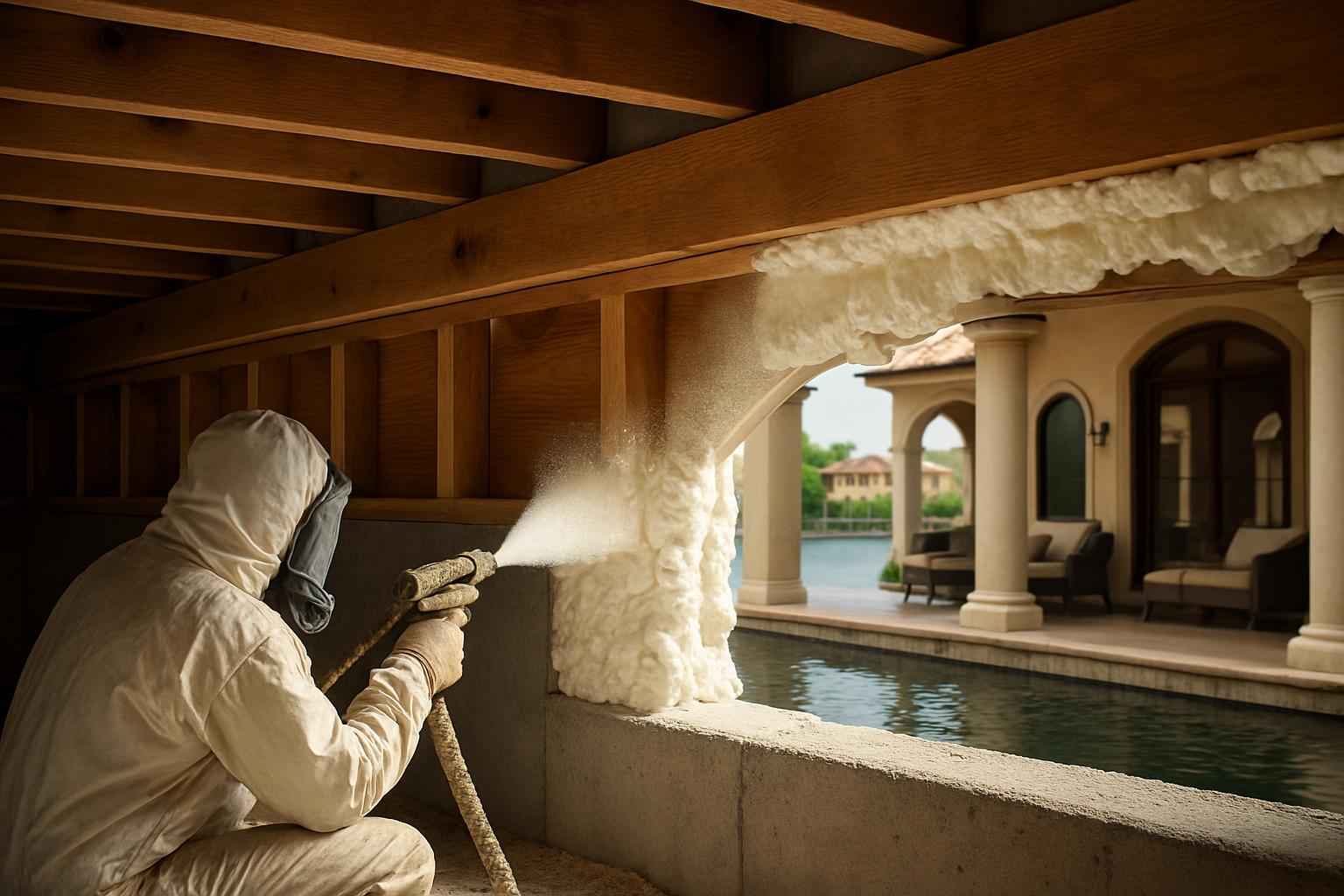 Closed Cell Rim Joist Sealing in Horseshoe Bay TX