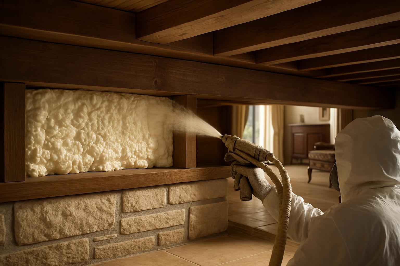 Closed Cell Rim Joist Sealing in Kingsland TX