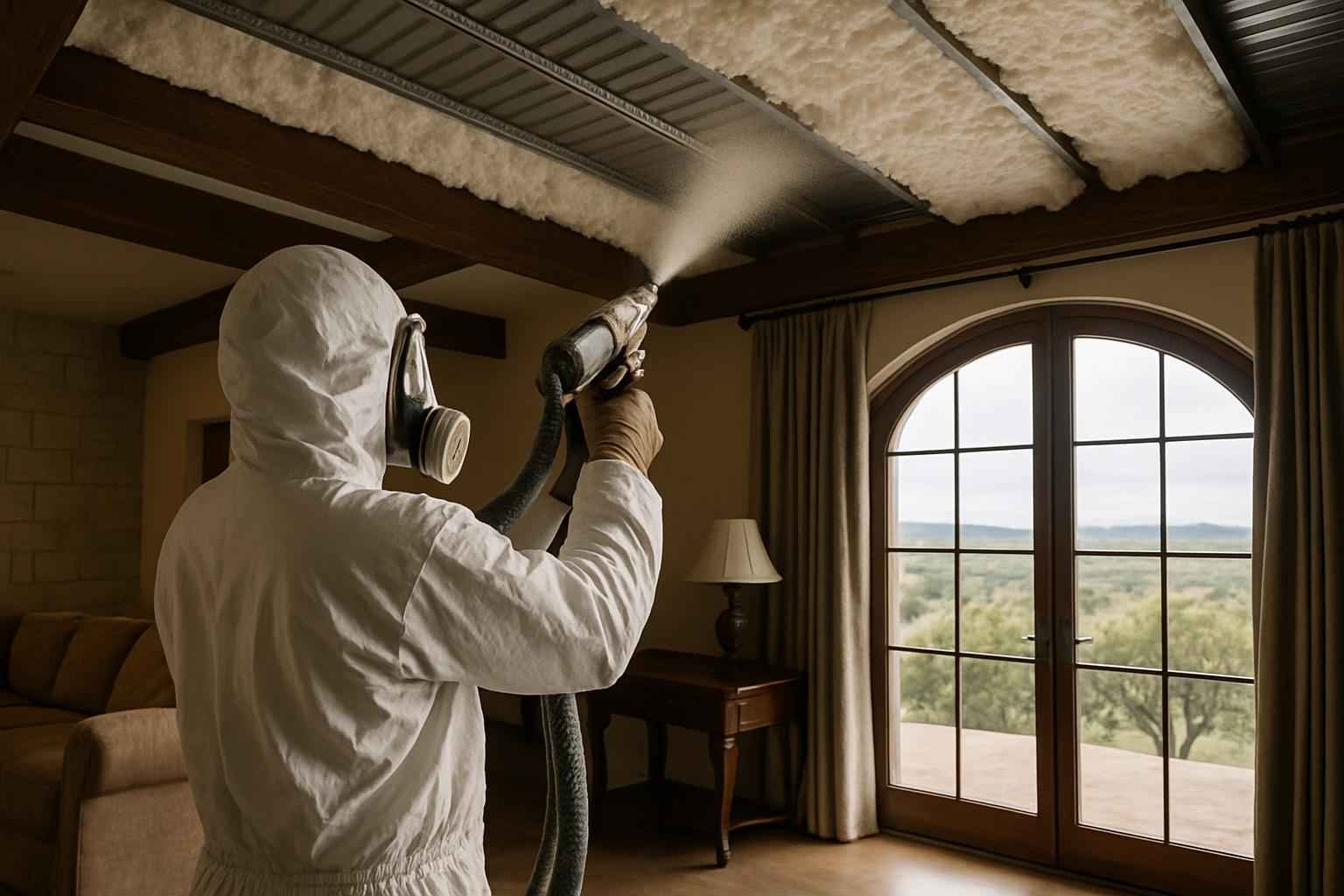 Condensation Control Foam Service in Round Mountain TX