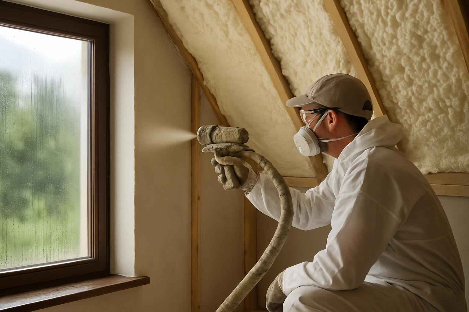 Condensation Control Spray Foam in Hunt TX