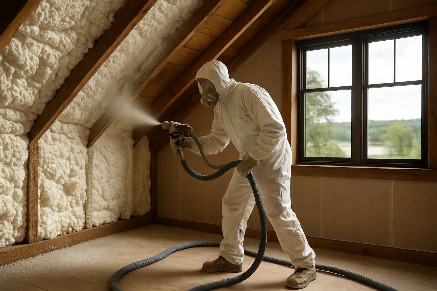 Condensation Control Spray Foam in Kingsland TX