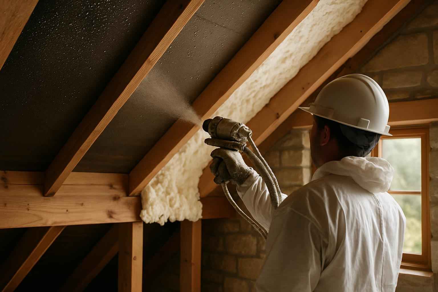 Condensation Control Spray Foam in Llano TX