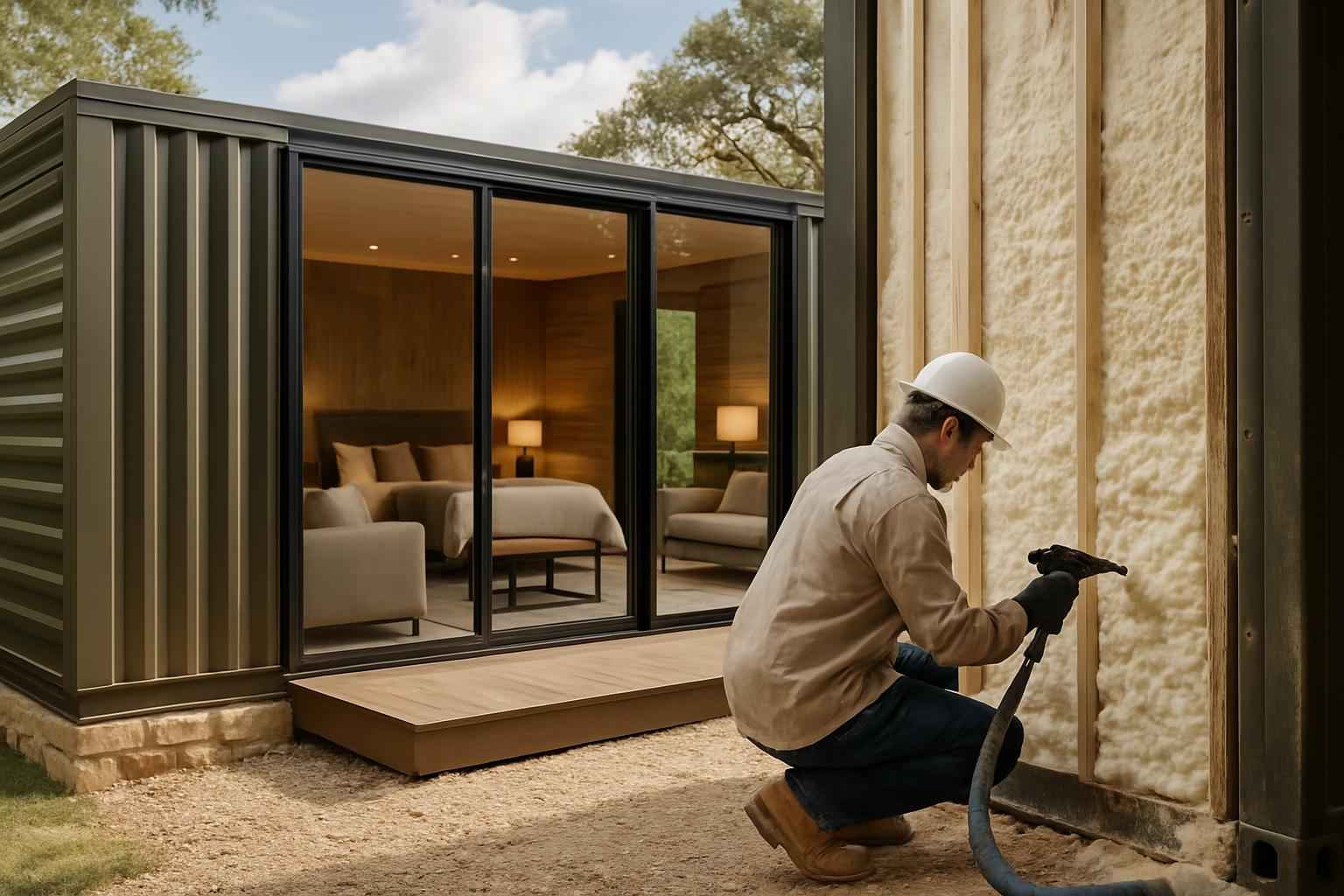 Container Home Insulation Company in Boerne TX