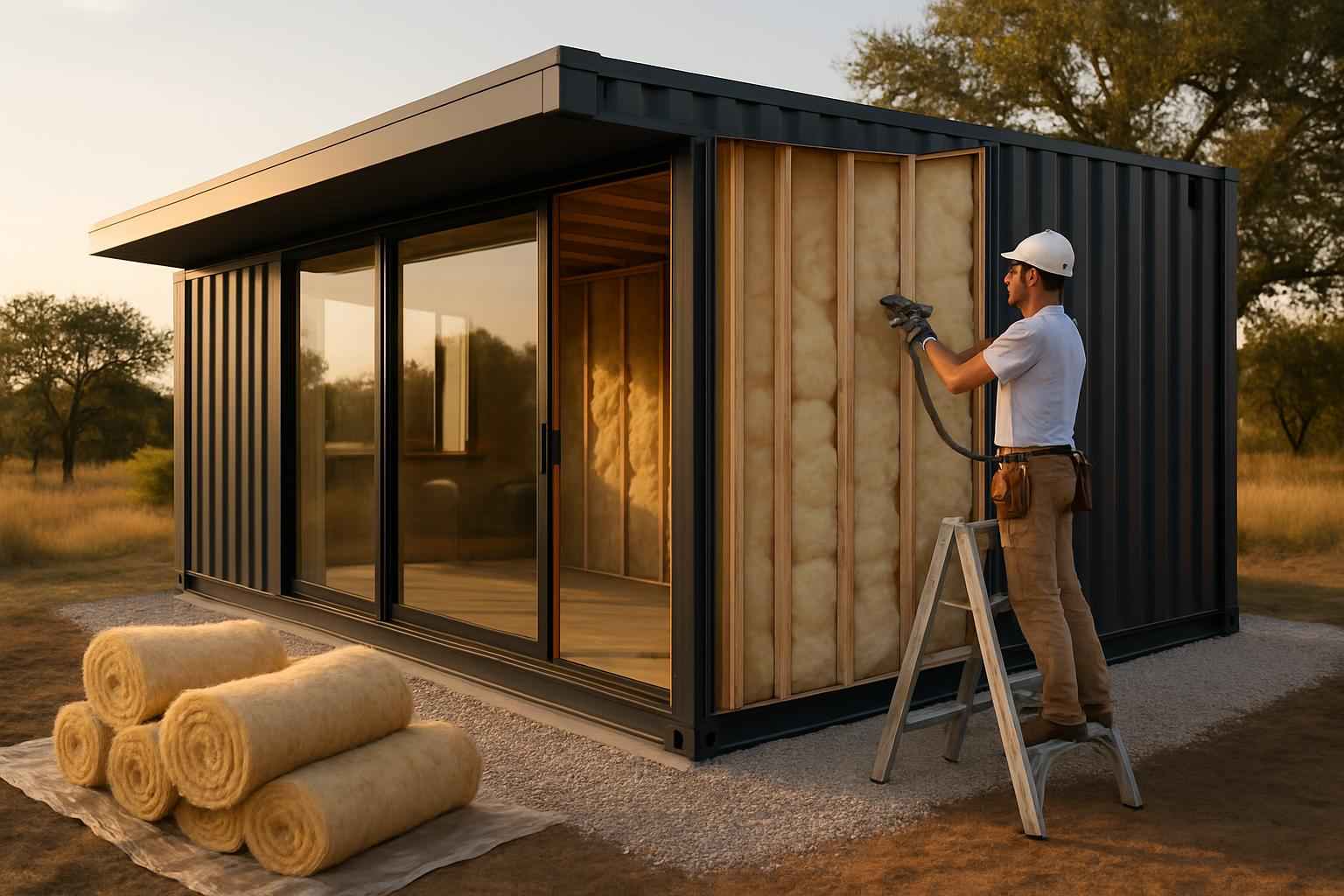 Container Home Insulation Company in Cypress Mill TX