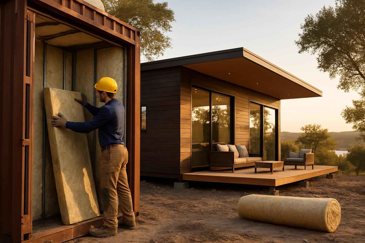 Container Home Insulation Company in Horseshoe Bay TX