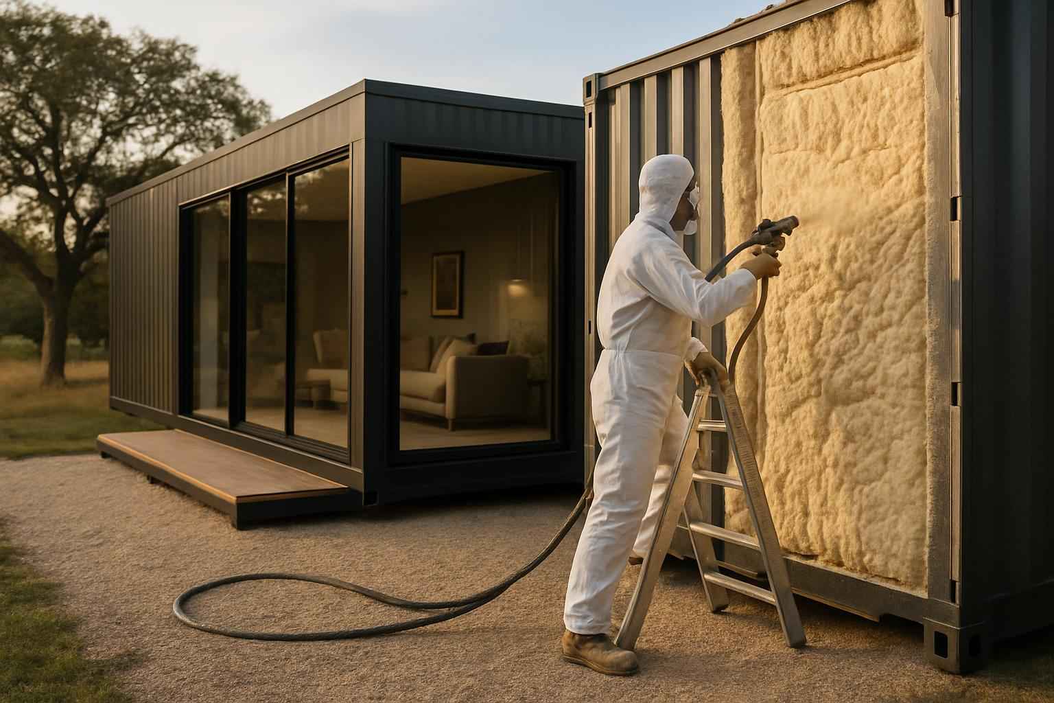 Container Home Insulation Company in Kendalia TX