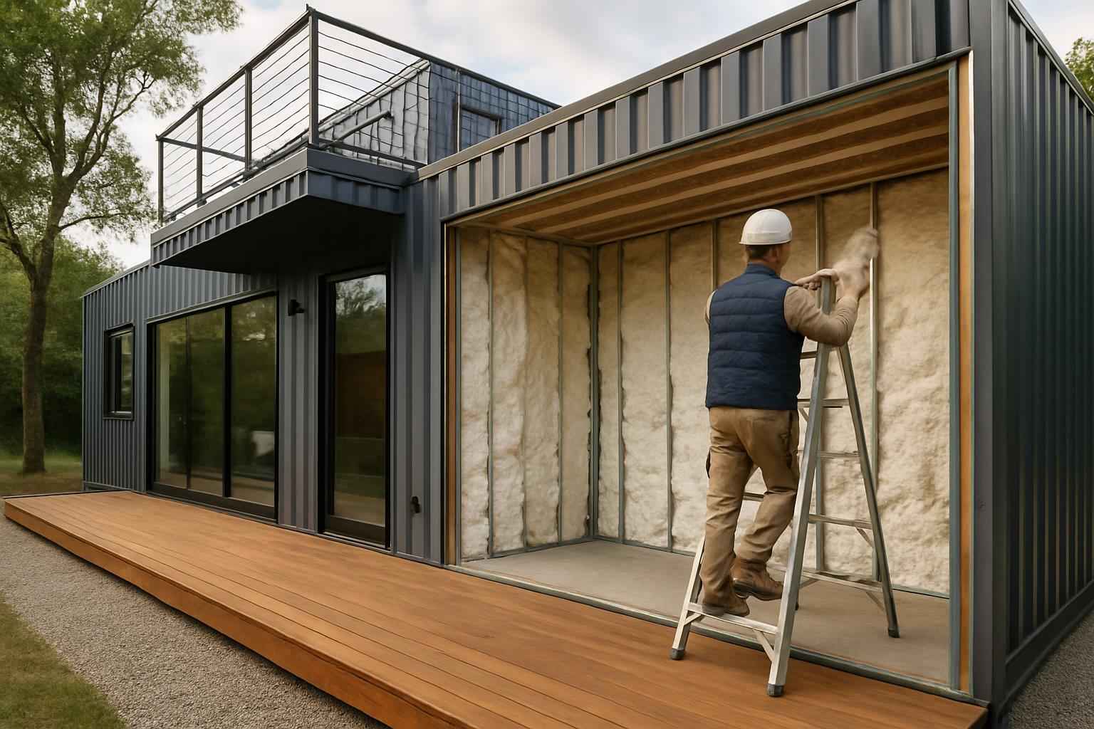 Container Home Insulation Company in Kingsland TX