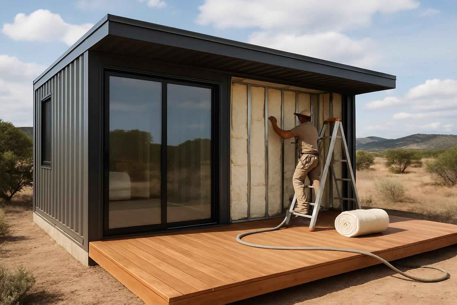 Container Home Insulation Company in Llano TX