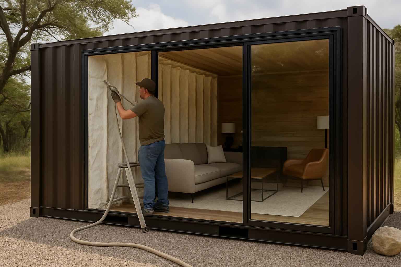 Container Insulation Repair in Granite Shoals TX