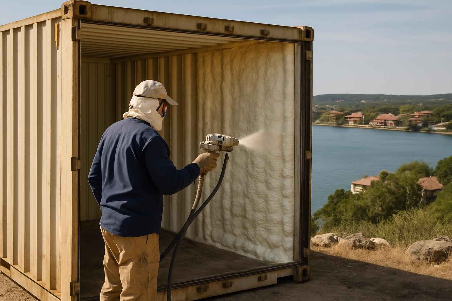 Container Insulation Repair in Horseshoe Bay TX
