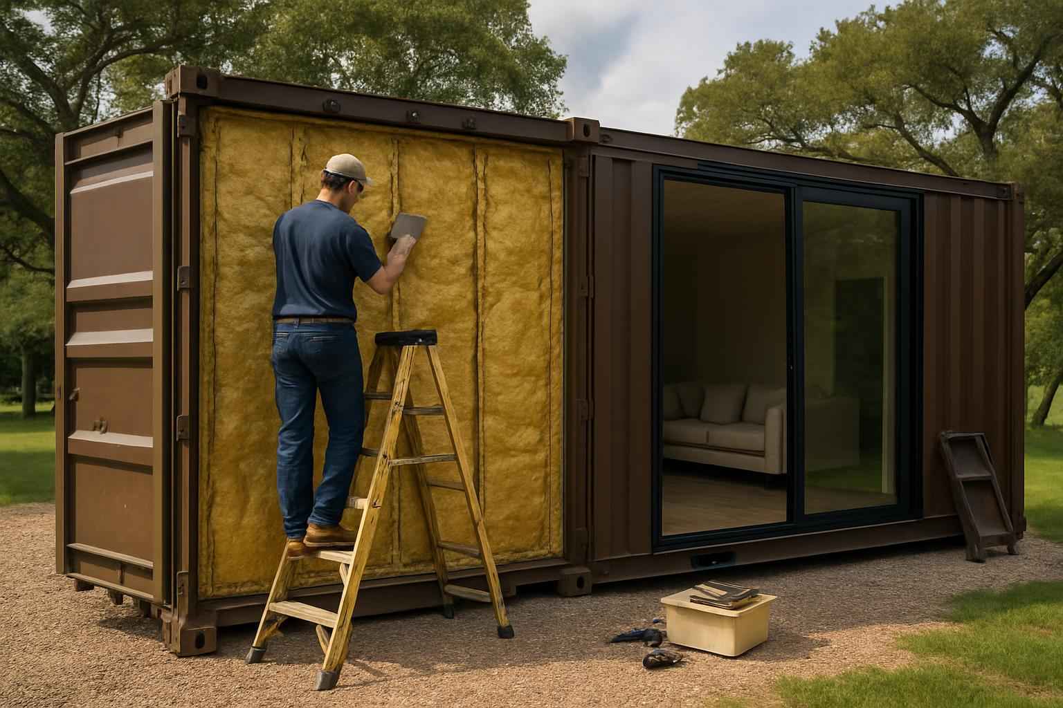 Container Insulation Repair in Kendalia TX