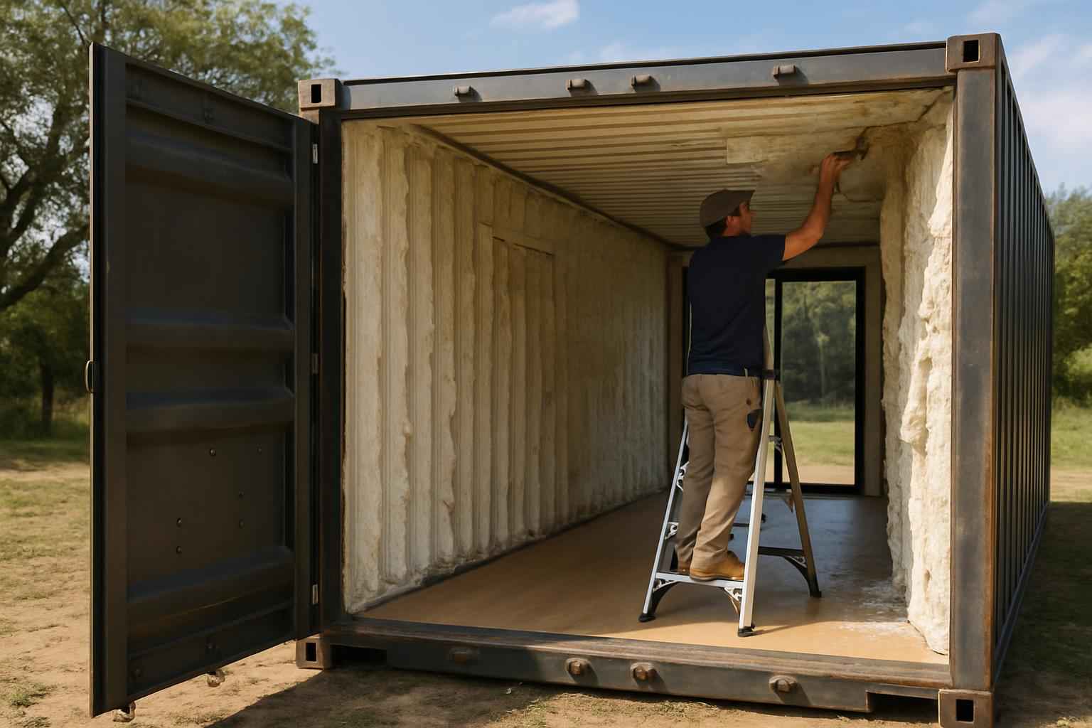 Container Insulation Repair in Kingsland TX