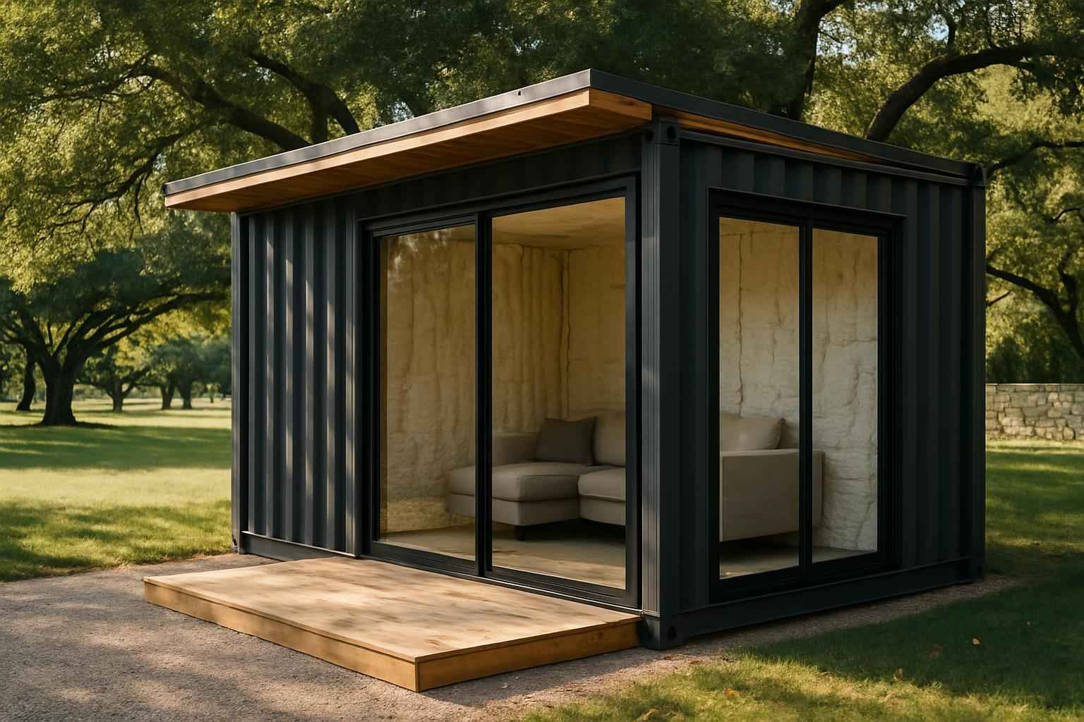 Container Retrofit Insulation in Boerne TX