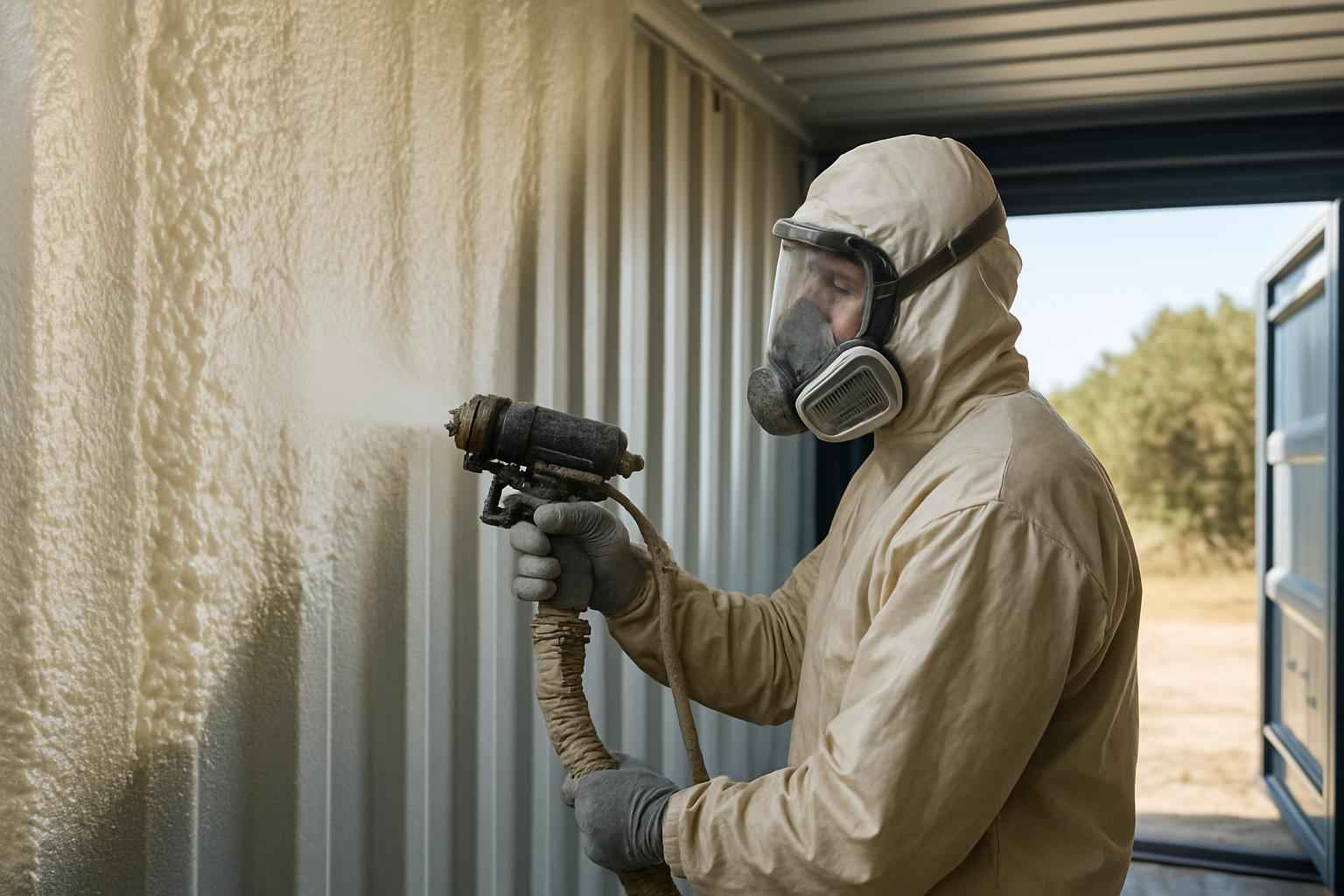 Container Wall Foam Service in Boerne TX