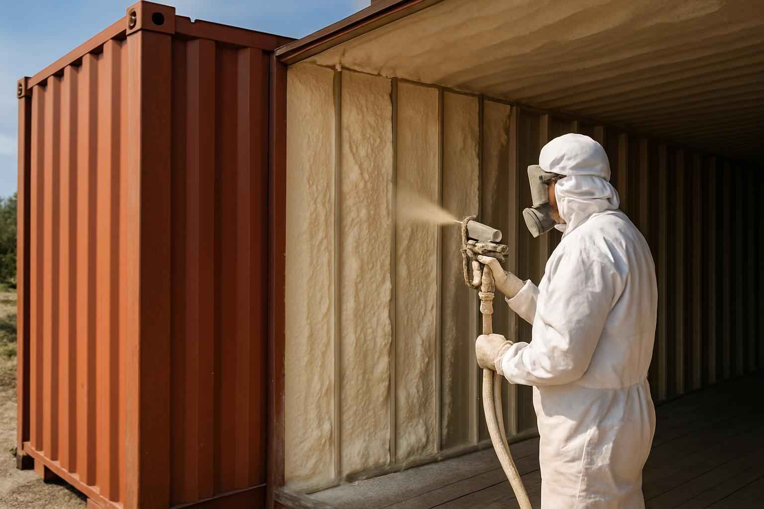 Container Wall Foam Service in Cypress Mill TX