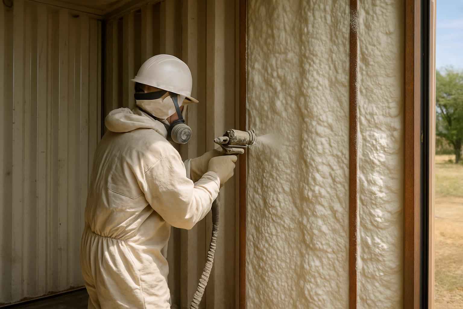 Container Wall Foam Service in Granite Shoals TX