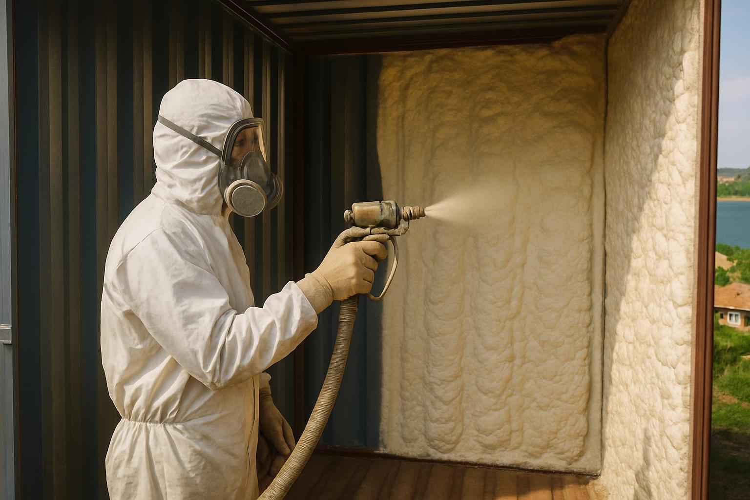 Container Wall Foam Service in Horseshoe Bay TX