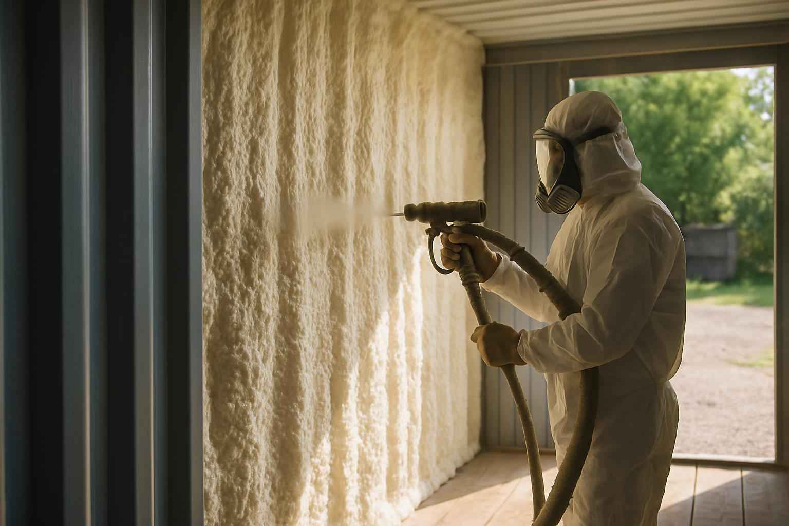 Container Wall Foam Service in Hunt TX