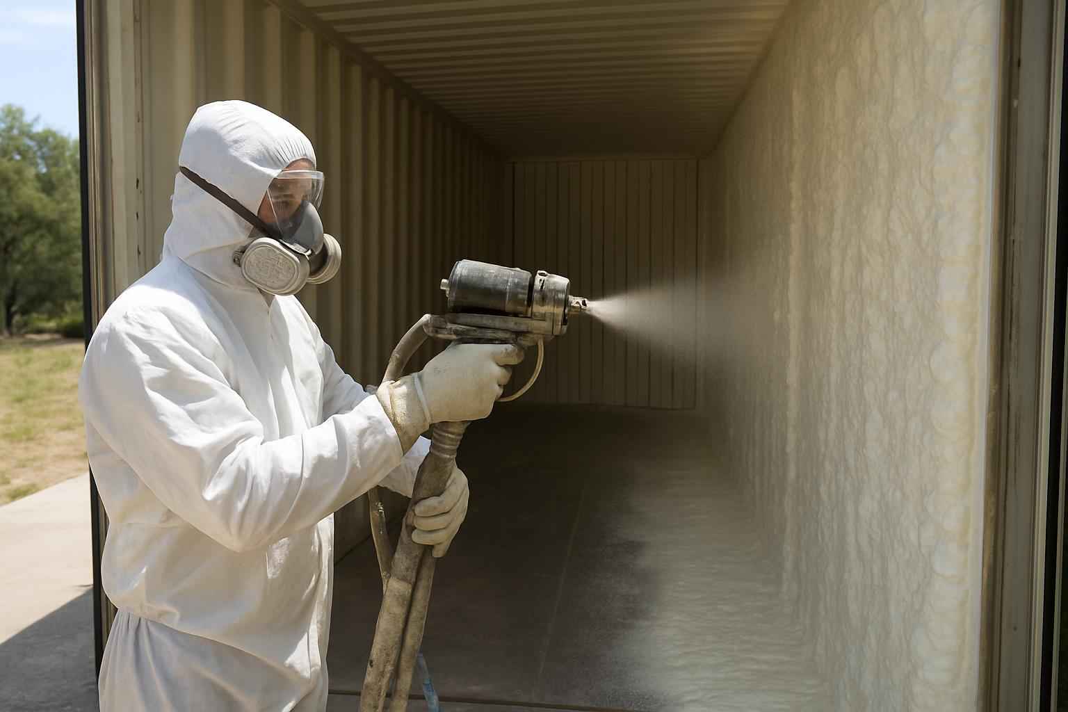 Container Wall Foam Service in Kendalia TX