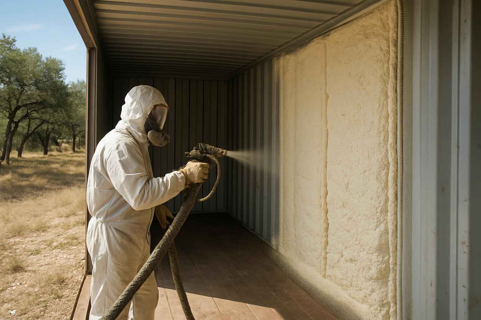 Container Wall Foam Service in Mountain Home TX