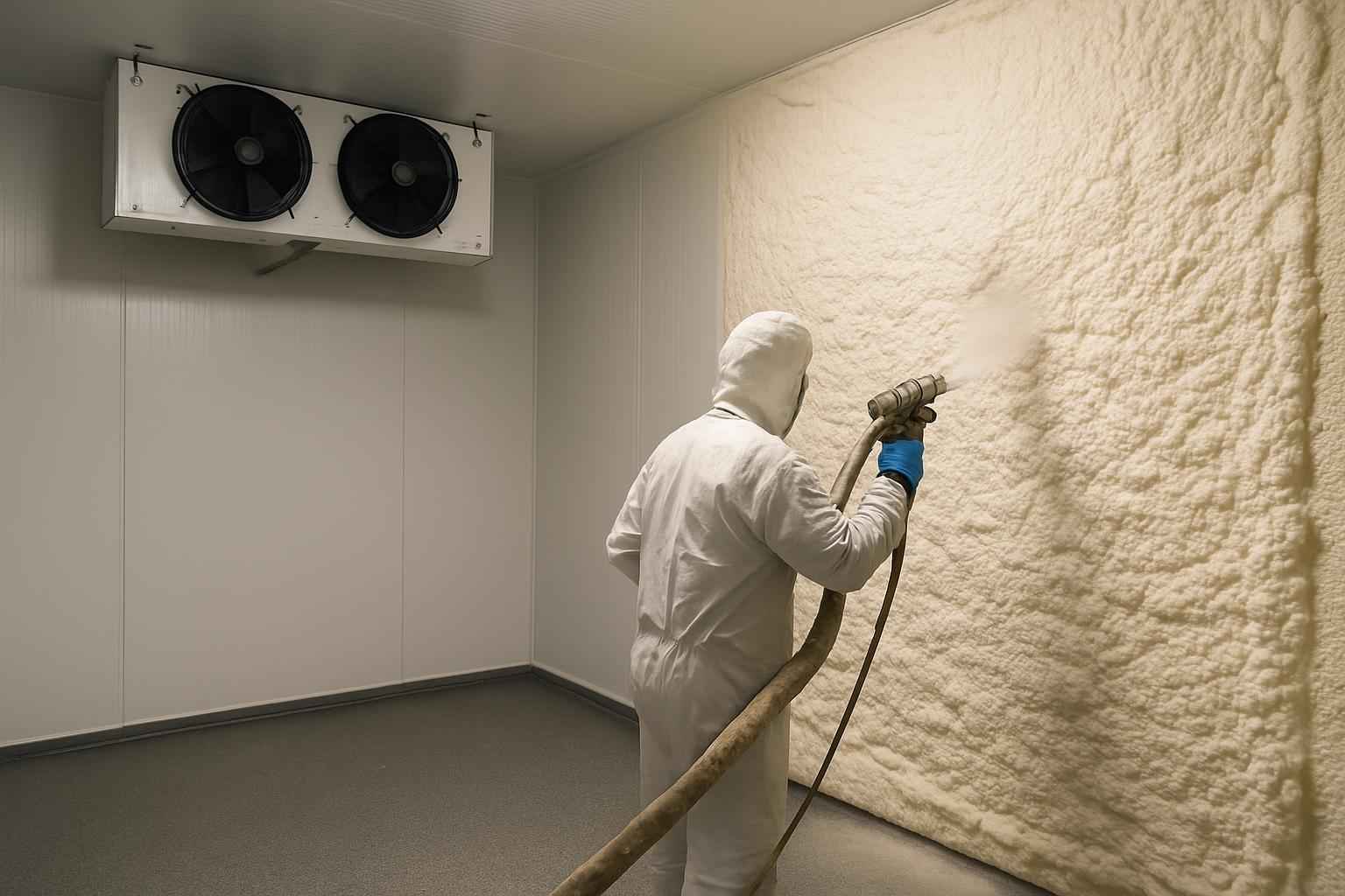 Cooler Freezer Foam Installation in Granite Shoals TX