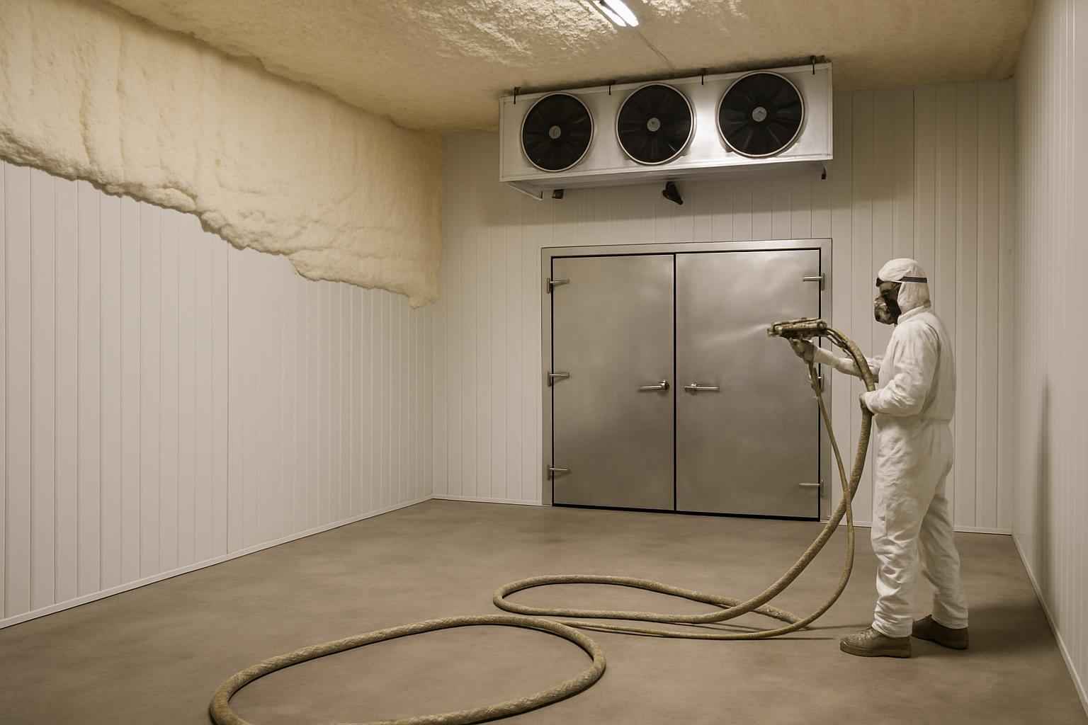 Cooler Freezer Foam Installation in Kingsland TX