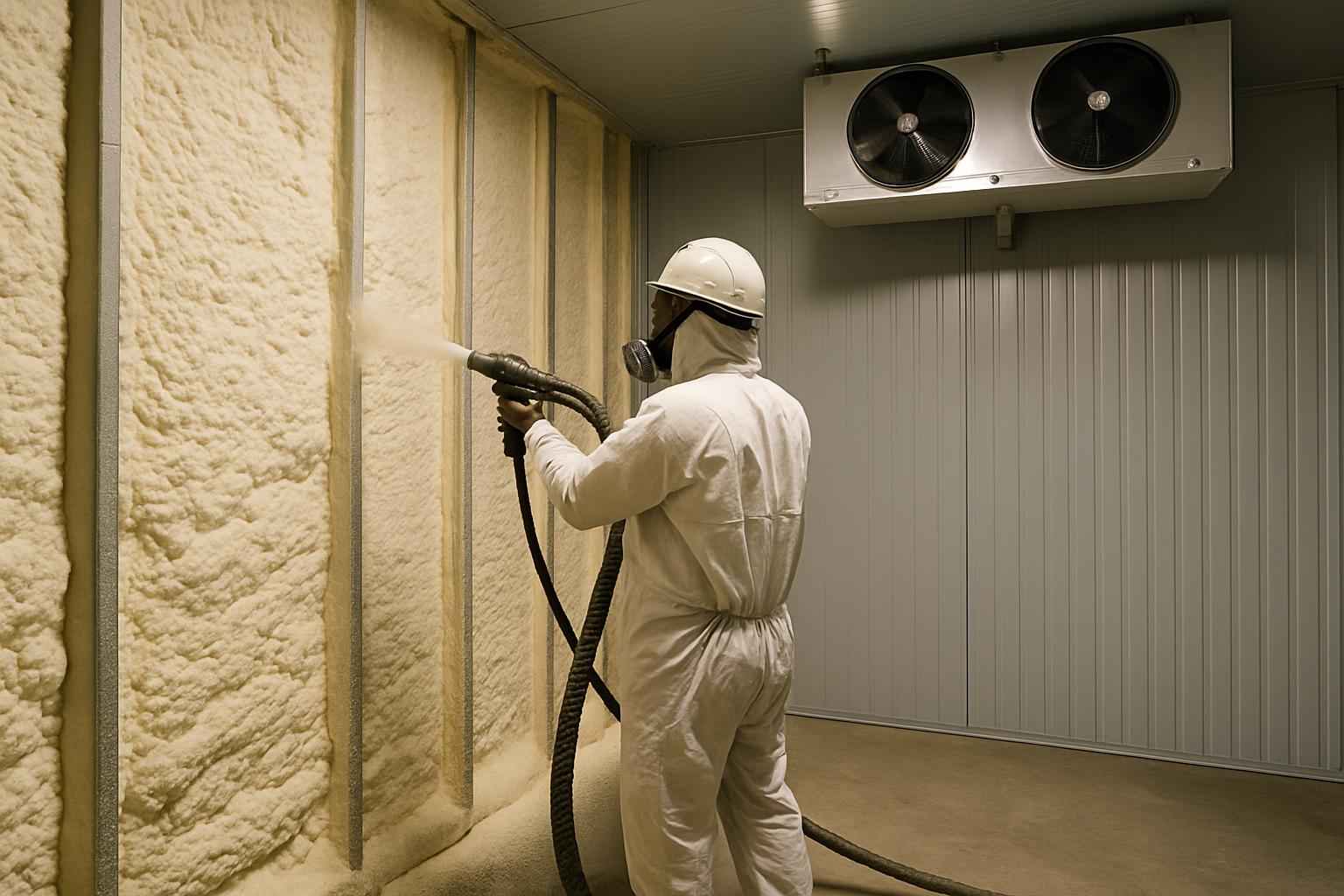 Cooler Freezer Foam Installation in Round Mountain TX