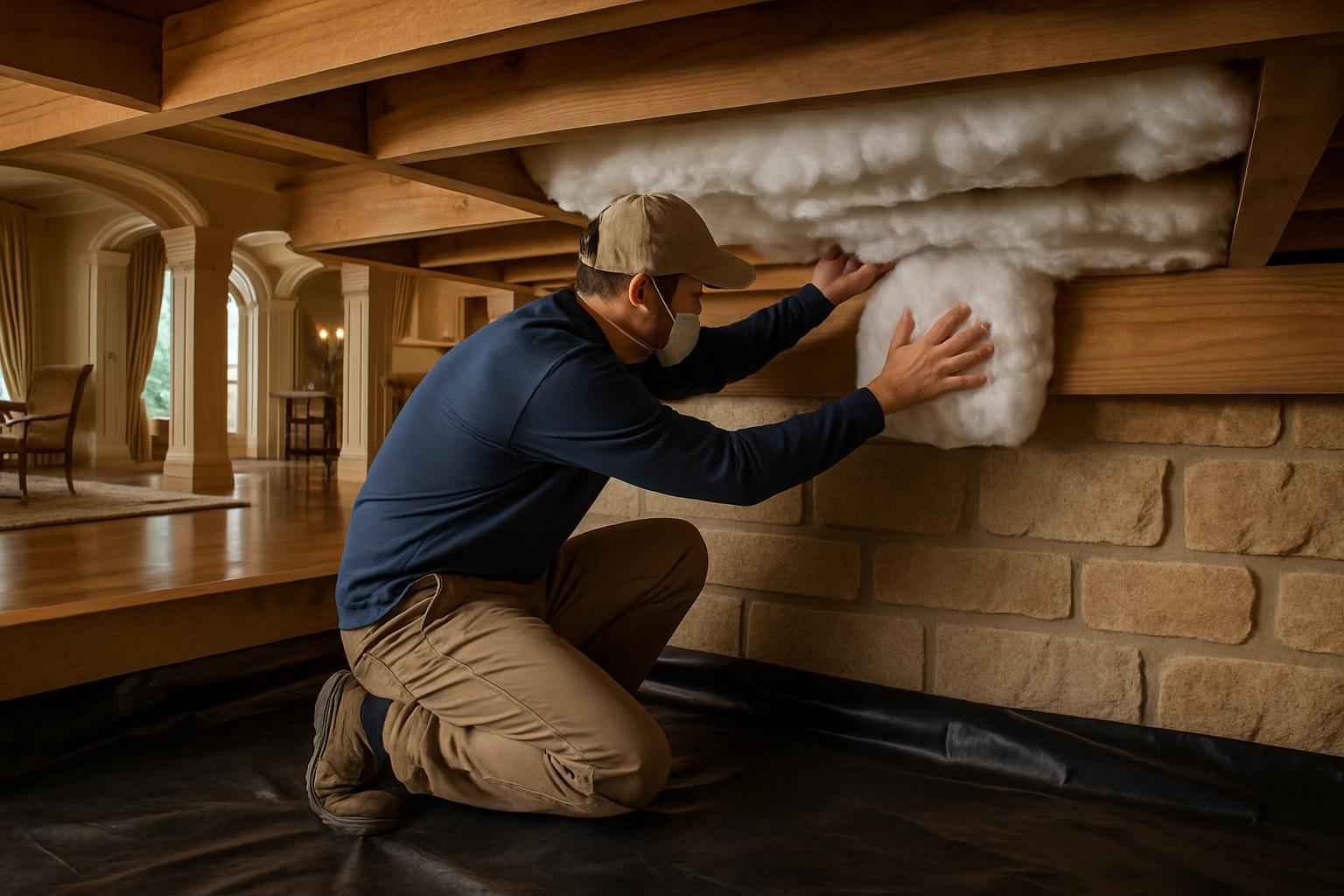 Crawl Space Insulation Repair in Boerne TX