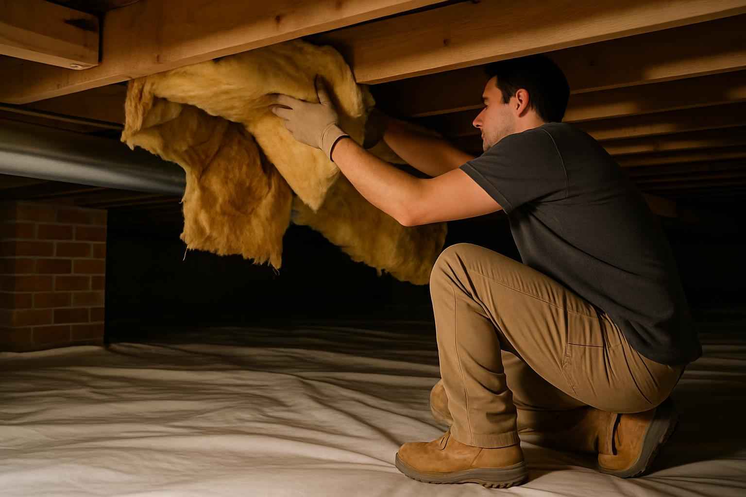 Crawl Space Insulation Repair in Granite Shoals TX