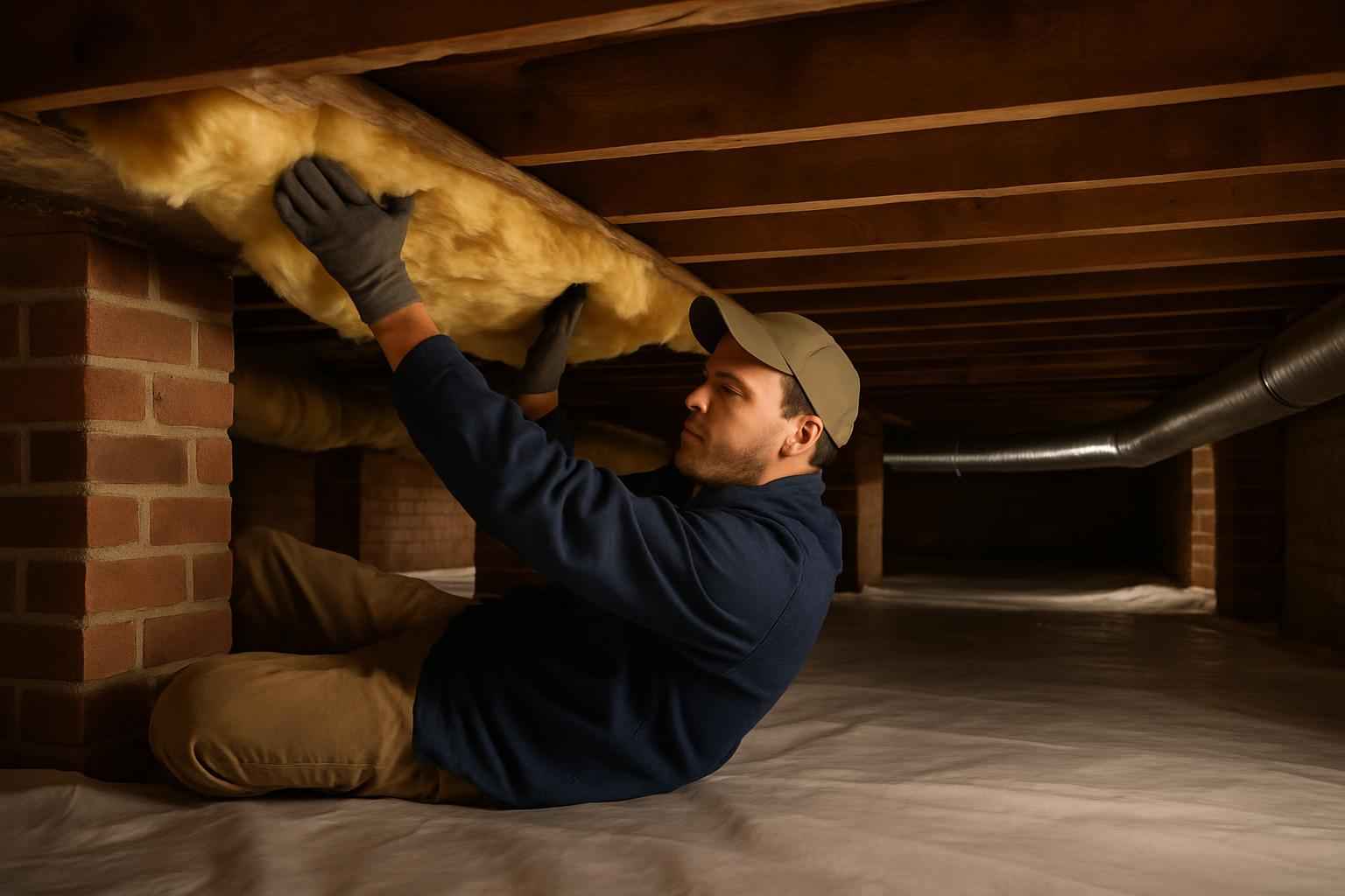 Crawl Space Insulation Repair in Kingsland TX