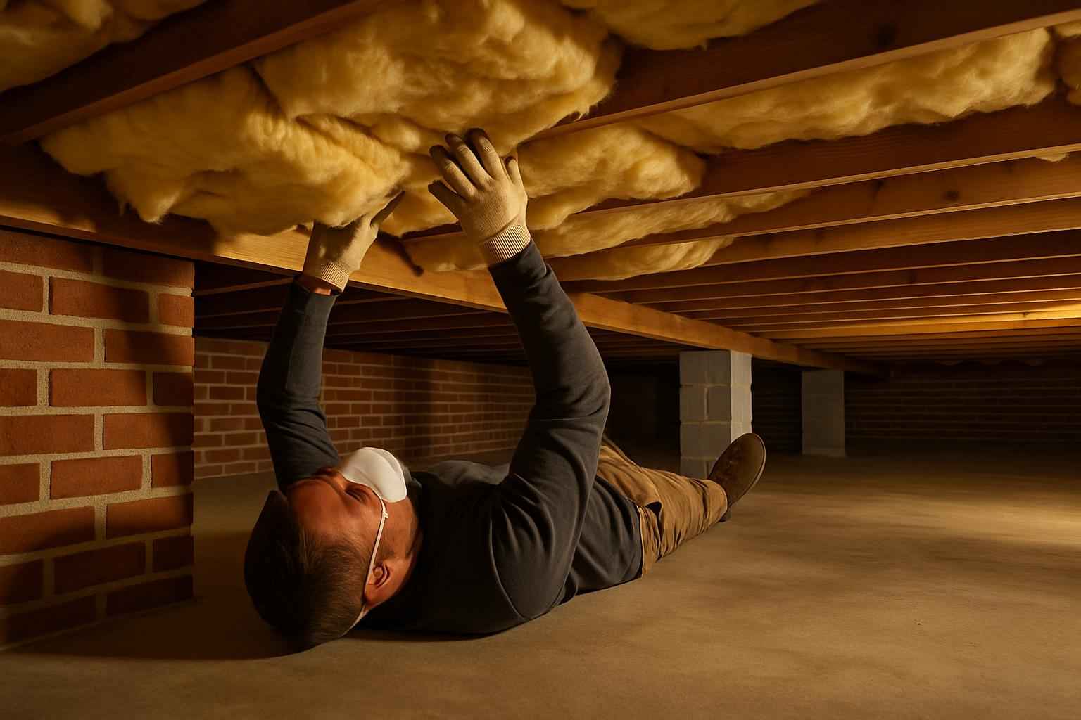 Crawl Space Insulation Repair in Round Mountain TX