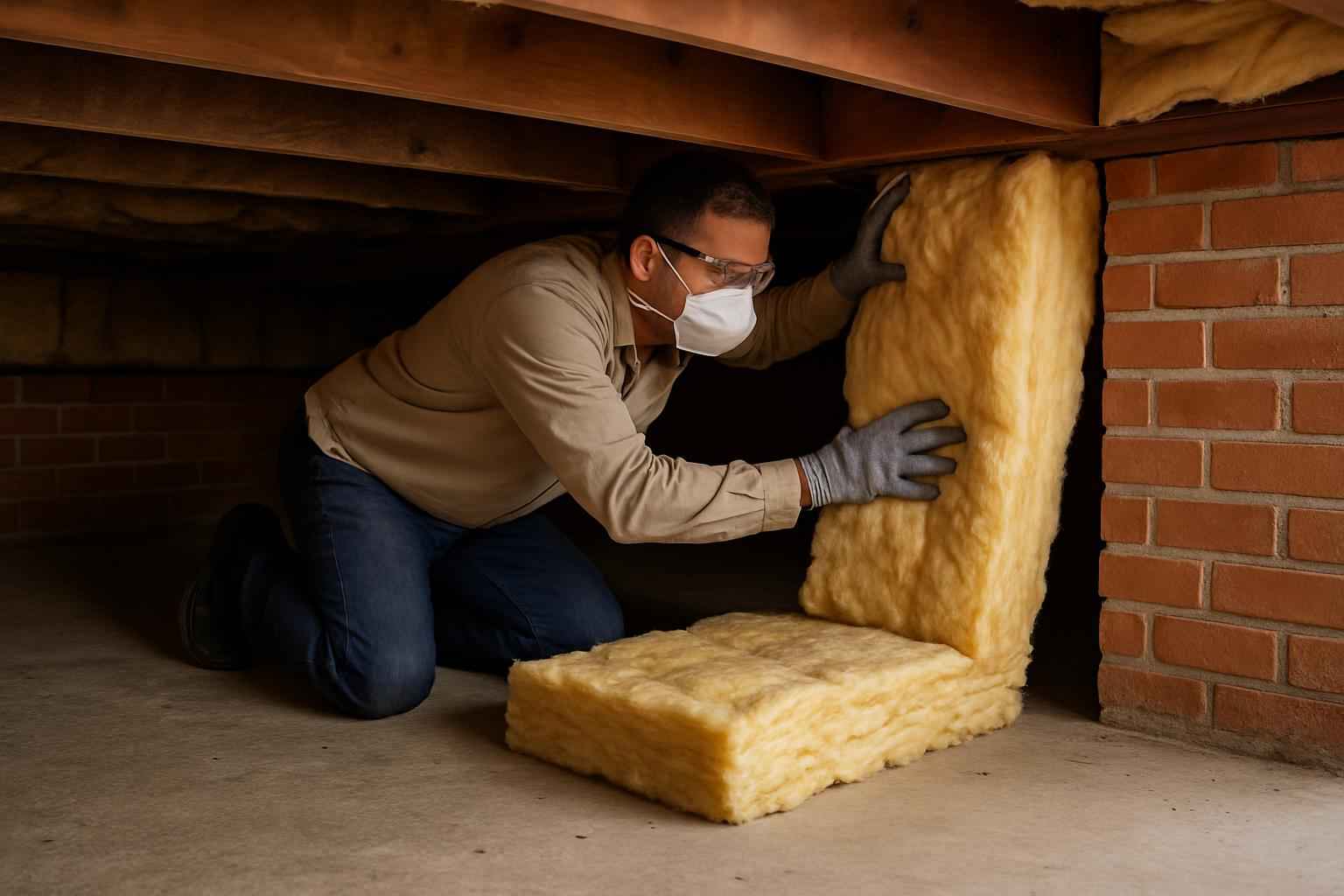 Crawl Space Insulation Replacement in Cottonwood Shores TX