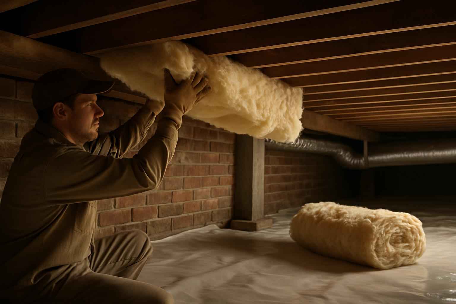 Crawl Space Insulation Replacement in Cypress Mill TX