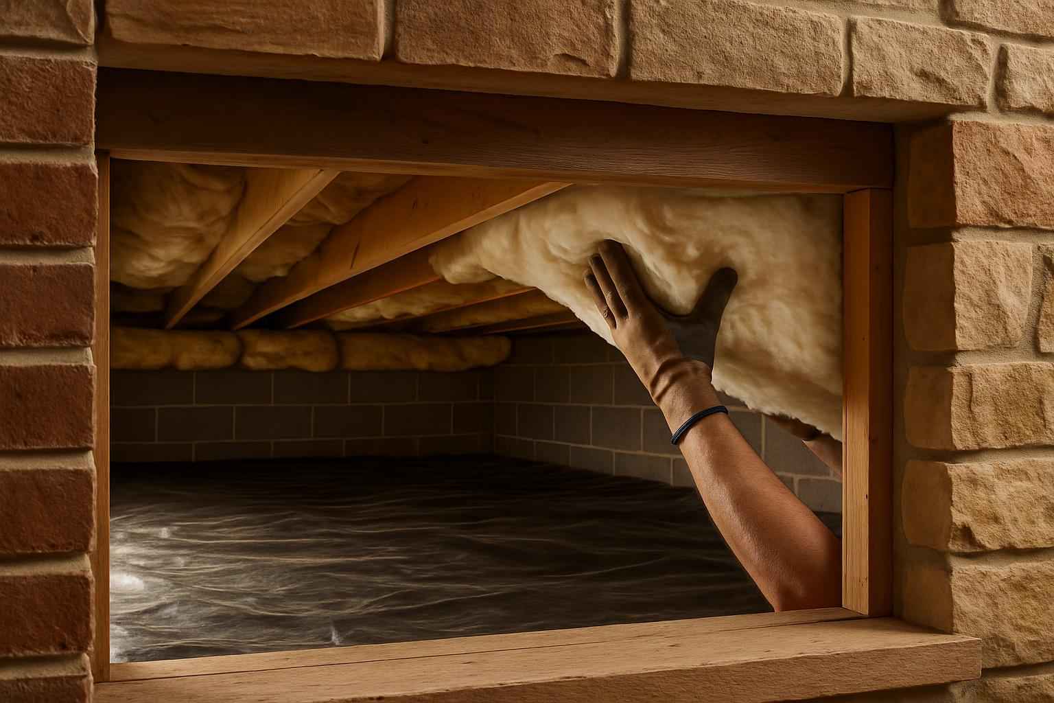 Crawl Space Insulation Replacement in Horseshoe Bay TX