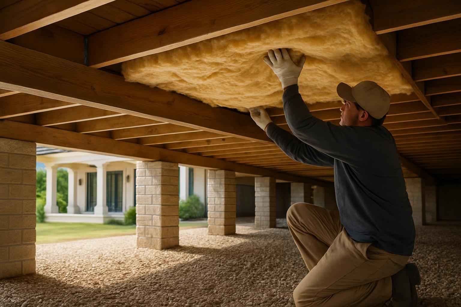 Crawl Space Insulation Replacement in Hunt TX