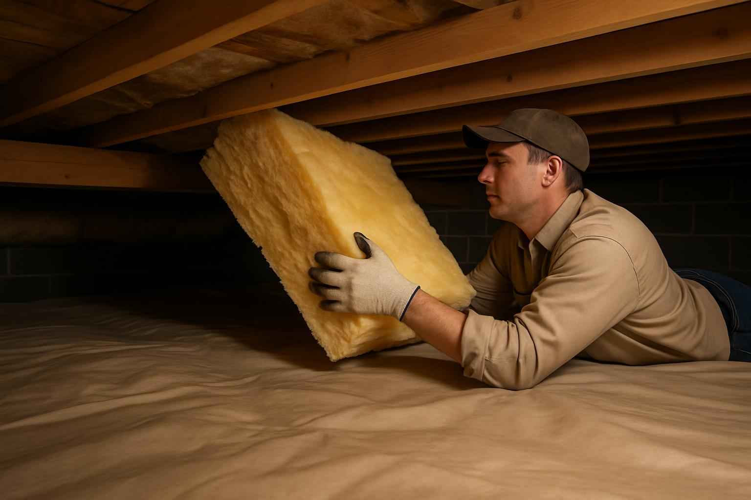 Crawl Space Insulation Replacement in Kingsland TX