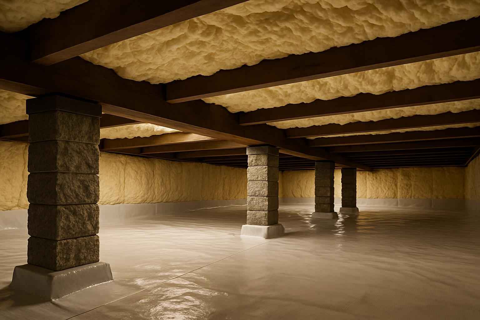 Crawl Space Retrofit Insulation in Granite Shoals TX