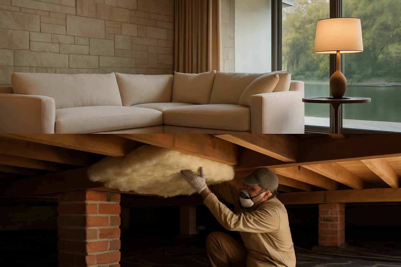 Crawl Space Retrofit Insulation in Horseshoe Bay TX