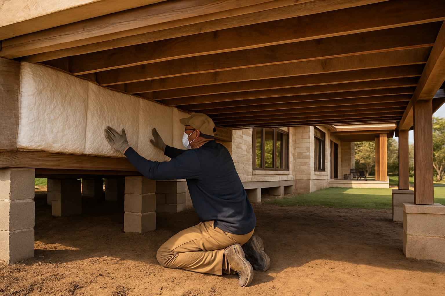 Crawl Space Retrofit Insulation in Mountain Home TX