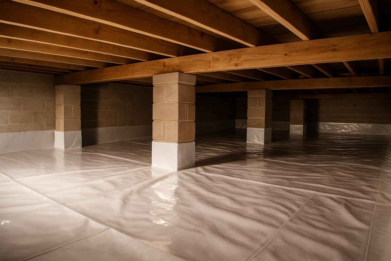 Crawl Space Vapor Barrier Installation in Horseshoe Bay TX